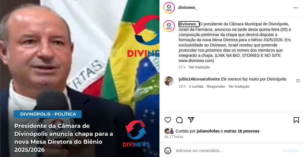 Coleção de notícias publicadas por terceiros