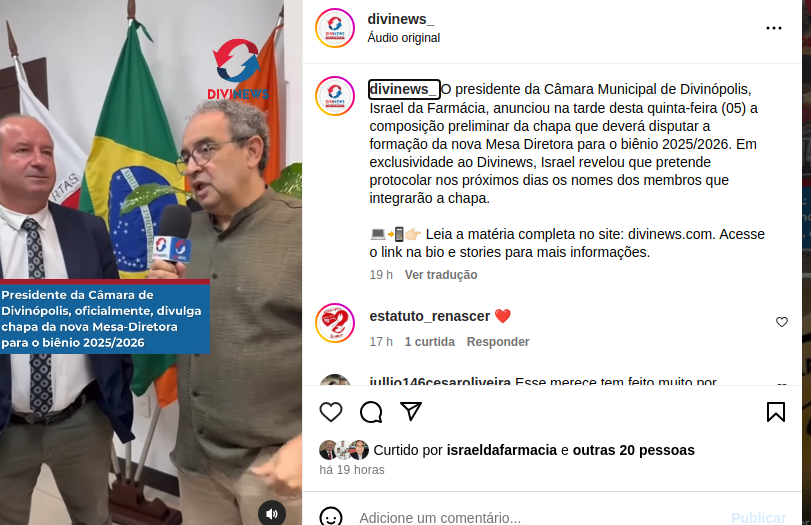 Coleção de notícias publicadas por terceiros