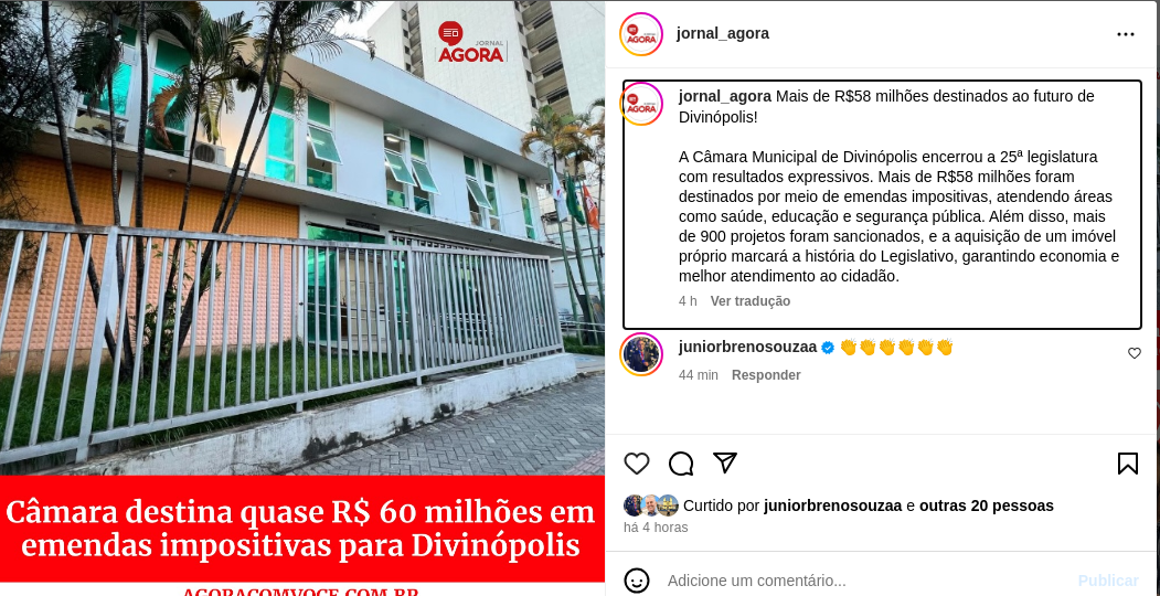 Coleção de notícias publicadas por terceiros