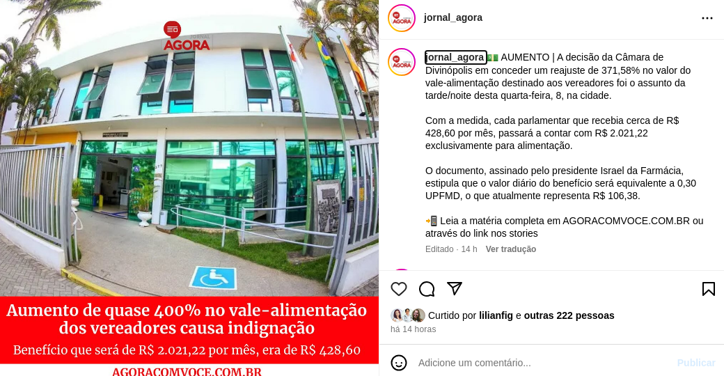 Coleção de notícias publicadas por terceiros