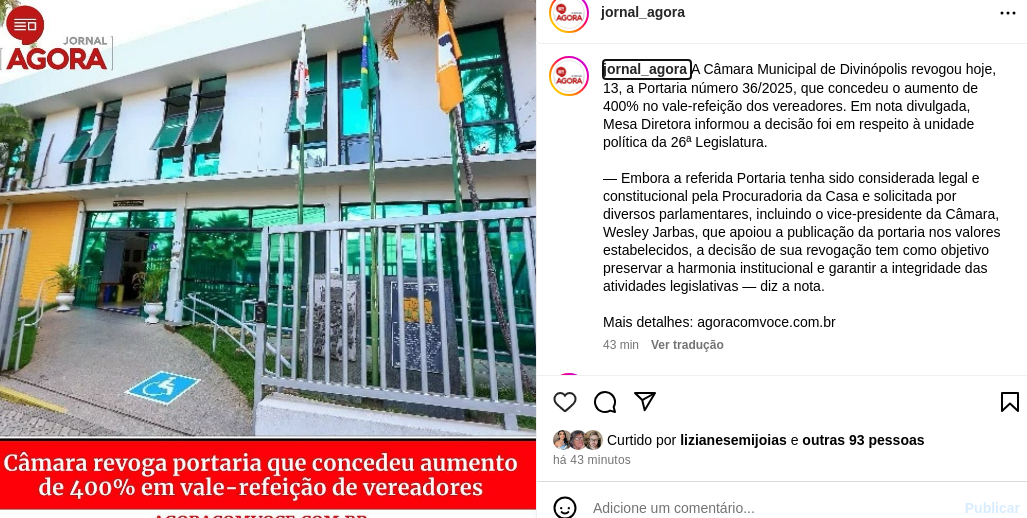 Coleção de notícias publicadas por terceiros