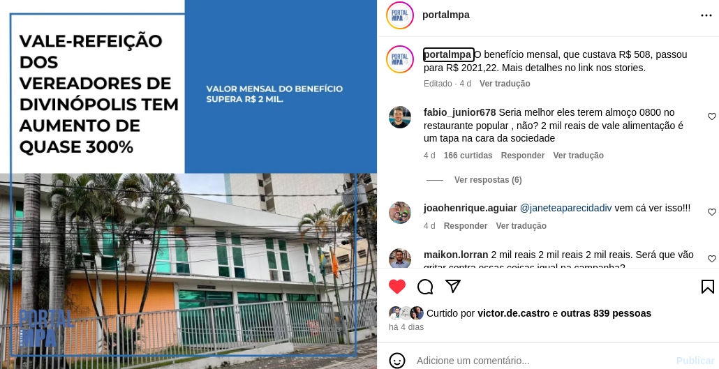 Coleção de notícias publicadas por terceiros