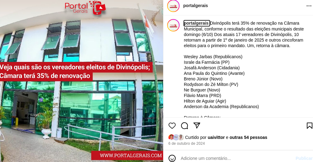 Coleção de notícias publicadas por terceiros