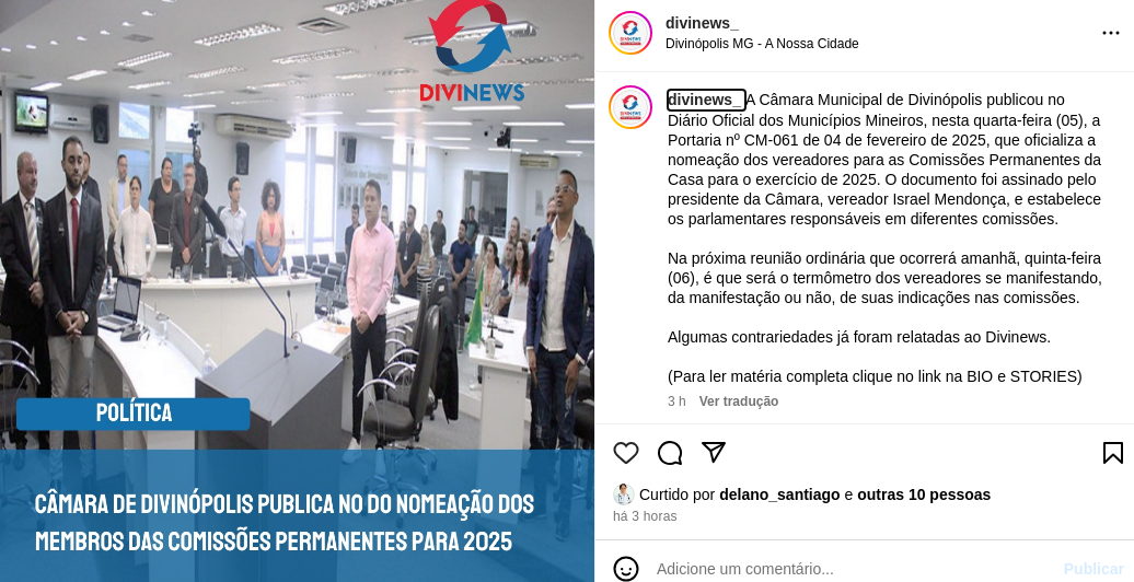 Coleção de notícias publicadas por terceiros