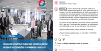 Coleção de notícias publicadas por terceiros