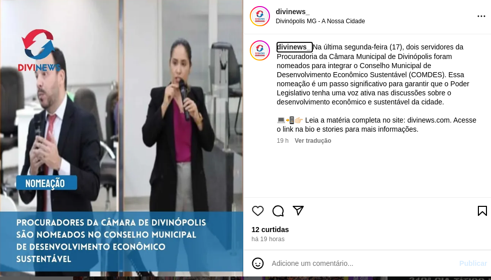 Coleção de notícias publicadas por terceiros