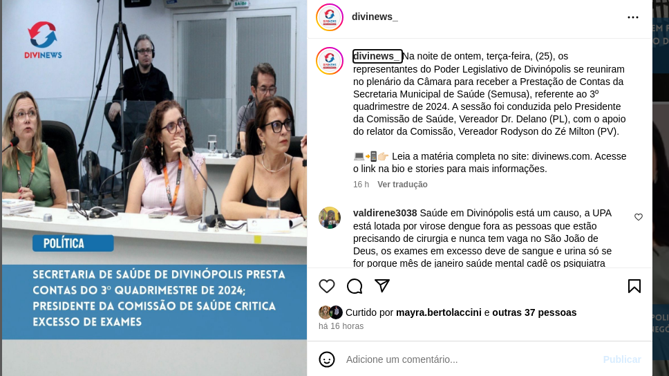 Coleção de notícias publicadas por terceiros