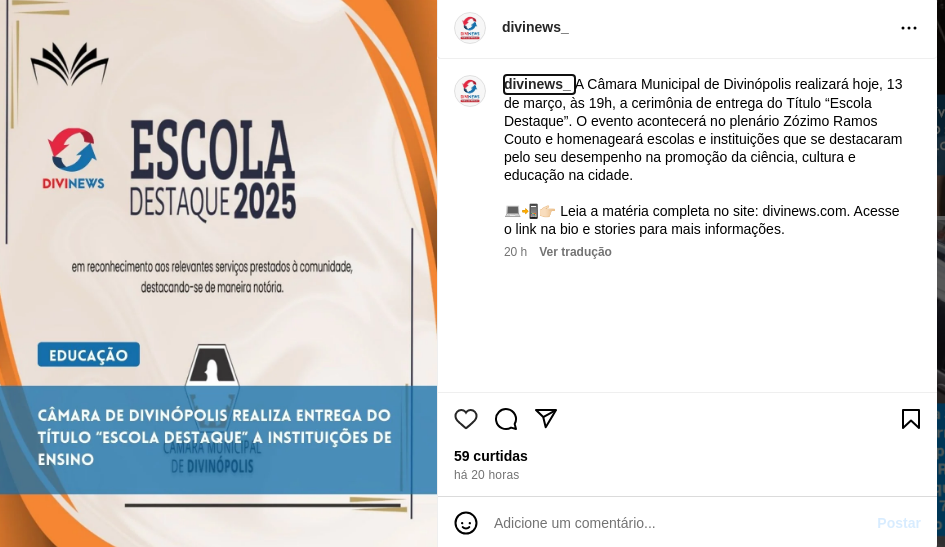 Coleção de notícias publicadas por terceiros
