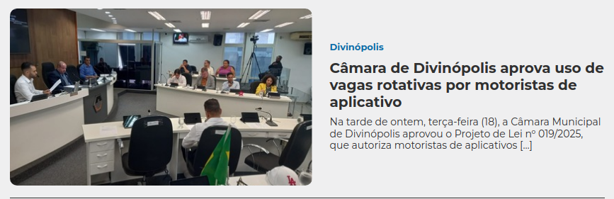 Coleção de notícias publicadas por terceiros