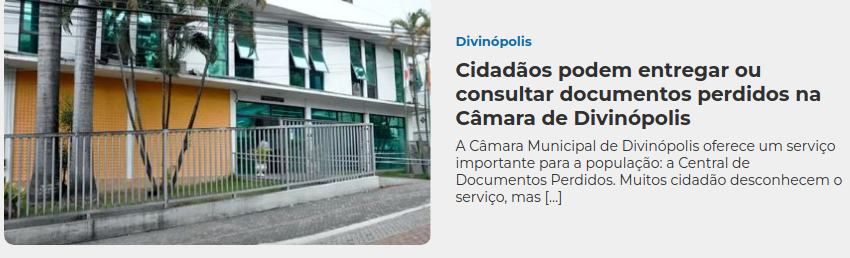 Coleção de notícias publicado por terceiros 