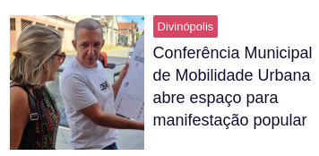 Coleção de notícias publicados por terceiros