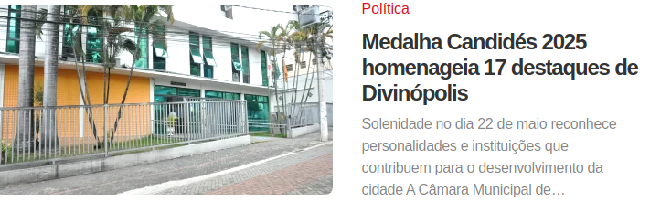 Coleção de notícias publicados por terceiros
