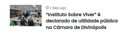 Coleção de notícias publicados por terceiros