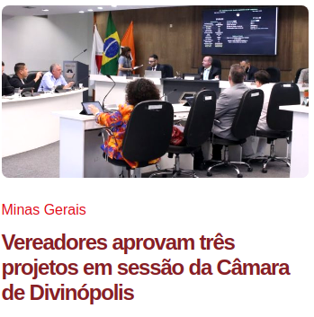 Coleção de notícias publicados por terceiros