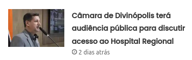 Coleção de notícias publicados por terceiros