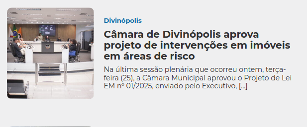 Coleção de notícias publicados por terceiros 