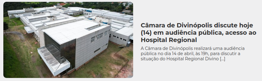 Coleção de notícias publicados por terceiros