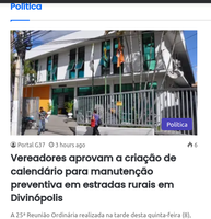 Coleçãp de notícias publicados por teceiros