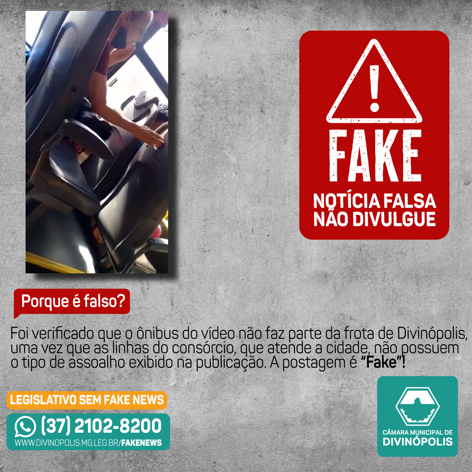 É FAKE! - Mulher idosa dissemina Covid-19 em Ônibus