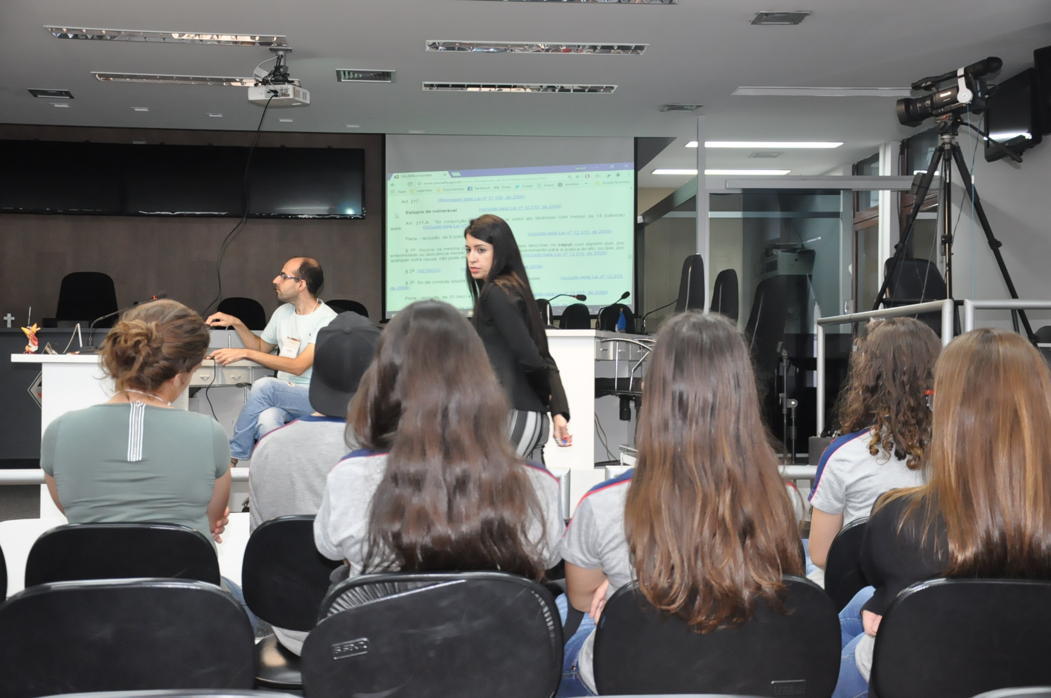 10° Aula da Oficina do Parlamento Jovem 20-04-2018