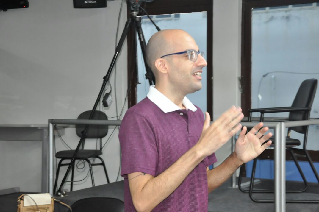 Samuel Marques - 1º Aula da Oficina do Parlamento Jovem 