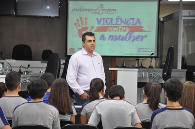 Dr. Roberto Franklin -2º Aula da Oficina do Parlamento Jovem