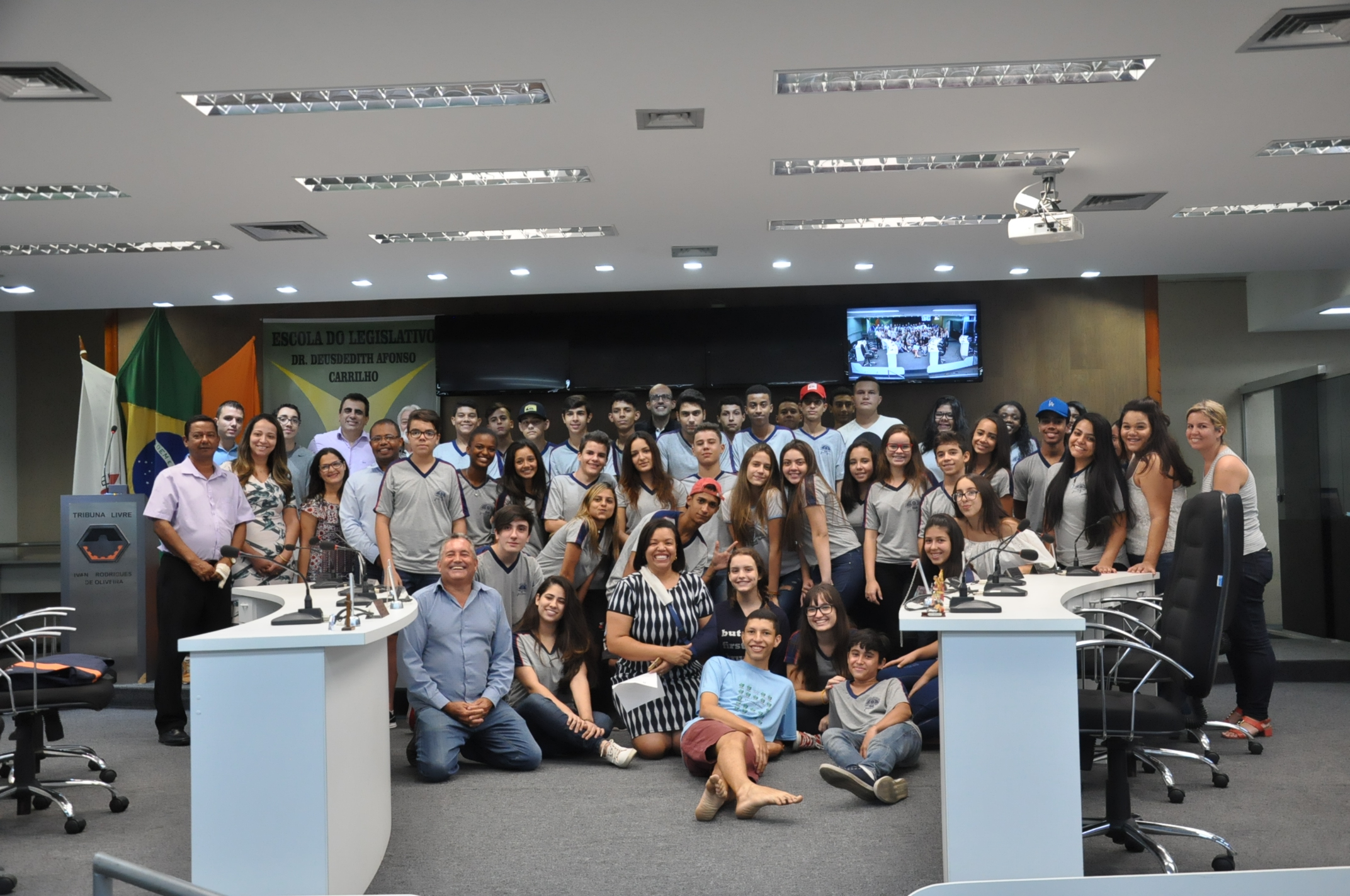 3° Aula da oficina do Parlamento Jovem 19-03-2018 