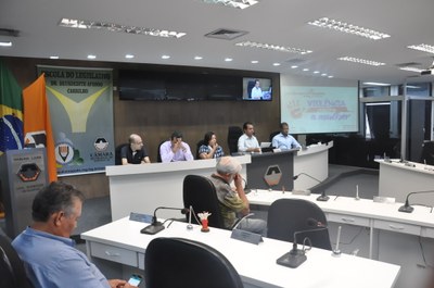 Plénario -3° Aula da oficina do Parlamento Jovem 19-03-2018 