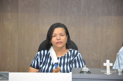 Ver. Janete Aparecida  - 3° Aula da oficina do Parlamento Jovem 19-03-2018 