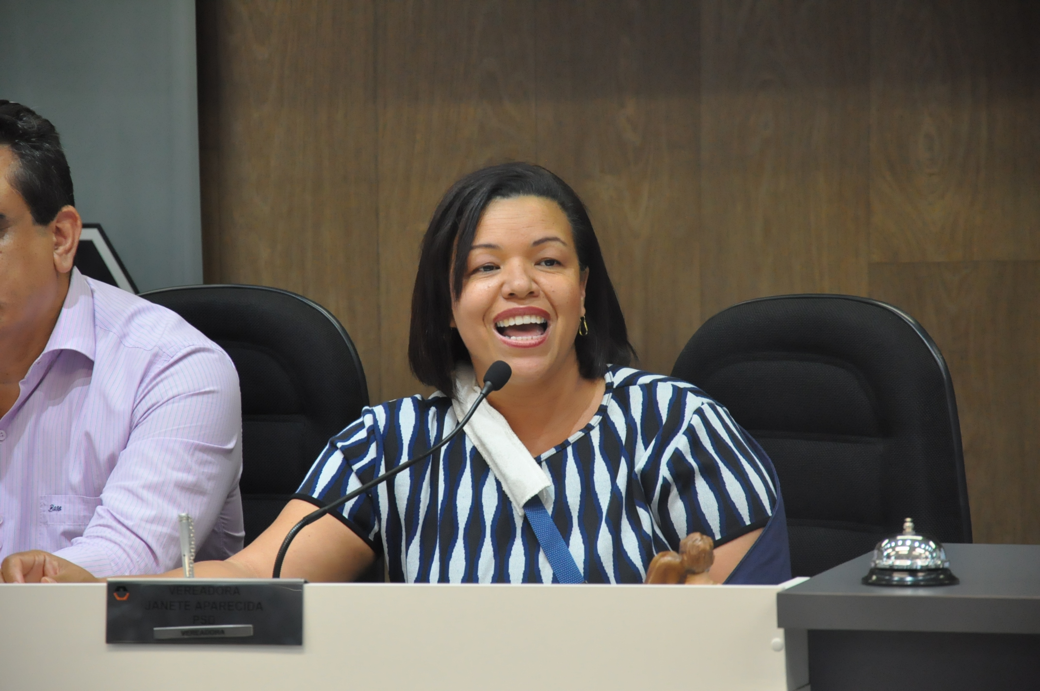 Ver. Janete Aparecida -3° Aula da oficina do Parlamento Jovem 19-03-2018 