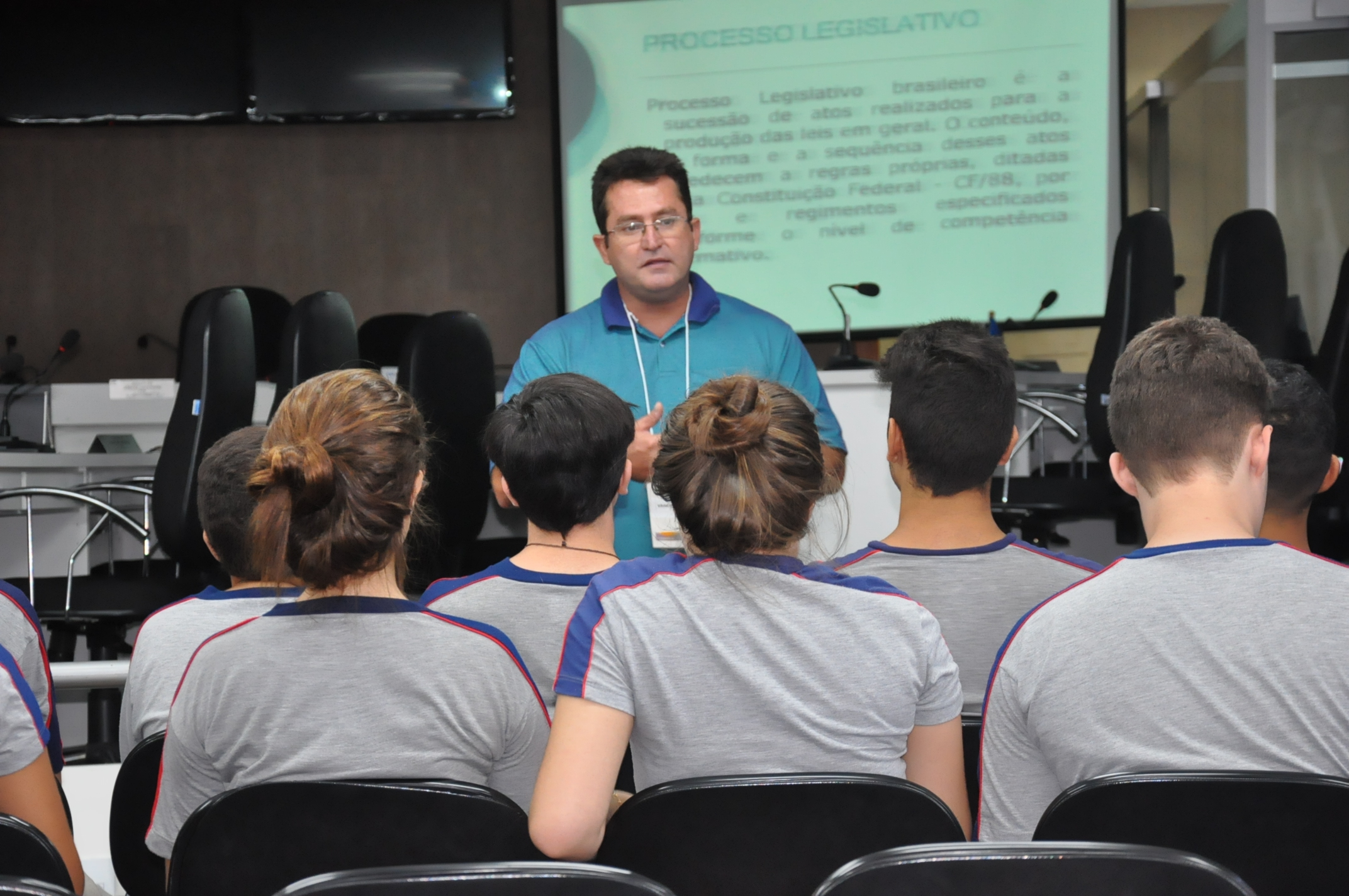 Plénario -4° Aula da oficina do Parlamento Jovem 21-03-2018