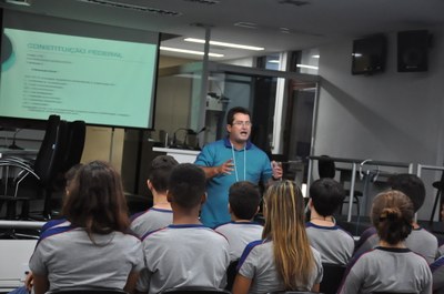 Plénario -4° Aula da oficina do Parlamento Jovem 21-03-2018
