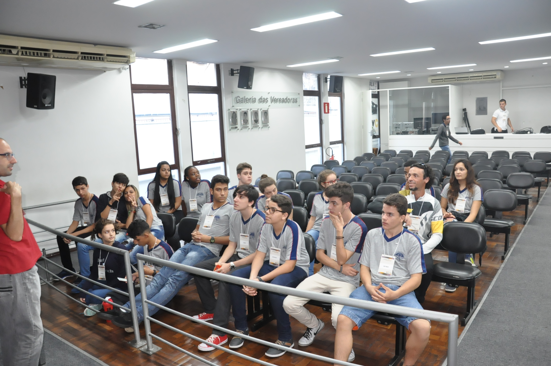 Plénario -4° Aula da oficina do Parlamento Jovem 21-03-2018