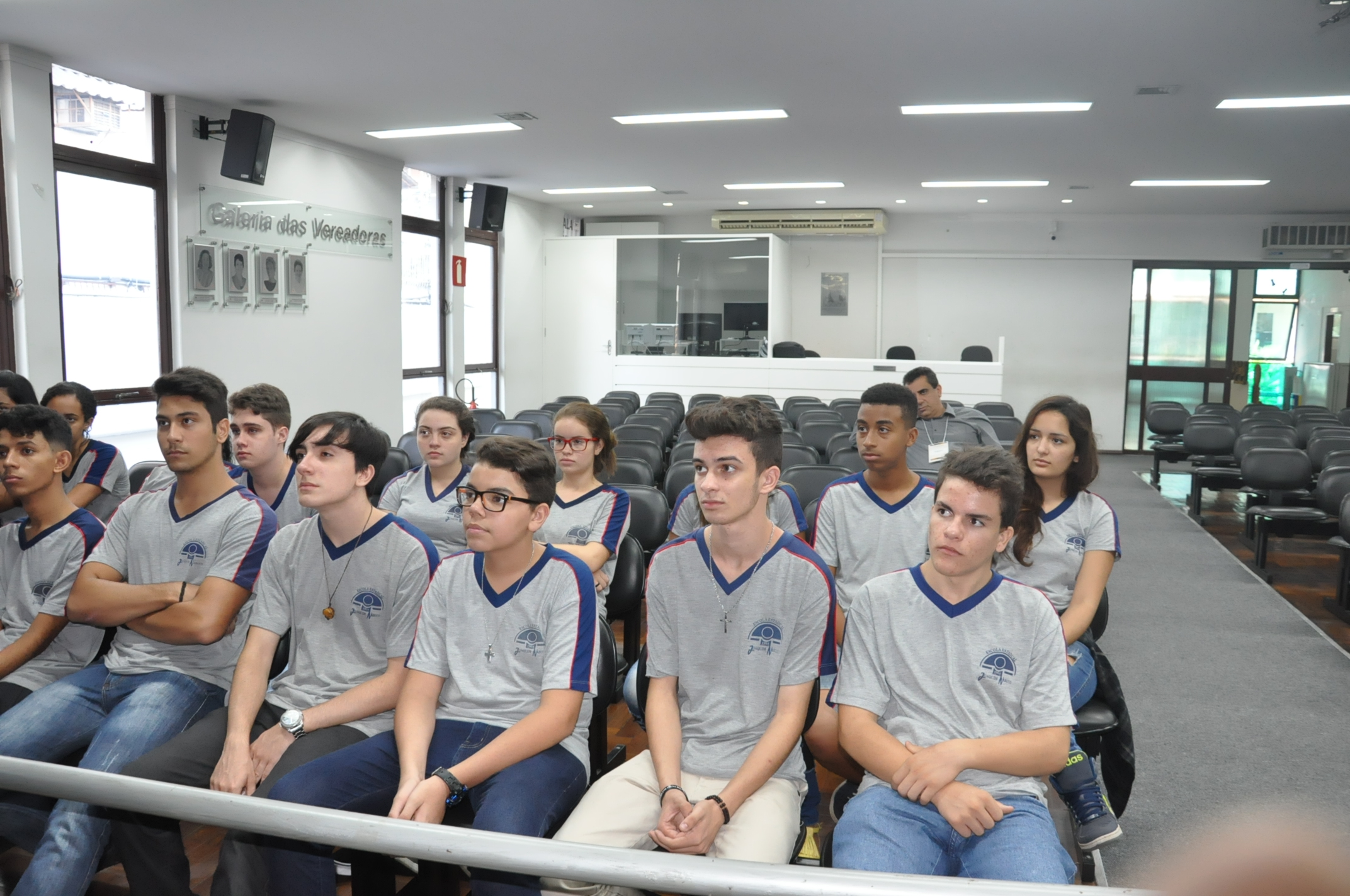 Plénario- 4° Aula da oficina do Parlamento Jovem 21-03-2018