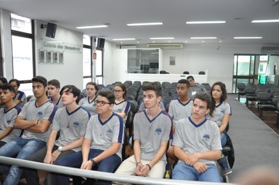 Plénario- 4° Aula da oficina do Parlamento Jovem 21-03-2018