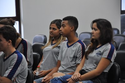 Plénario-4° Aula da oficina do Parlamento Jovem 21-03-2018