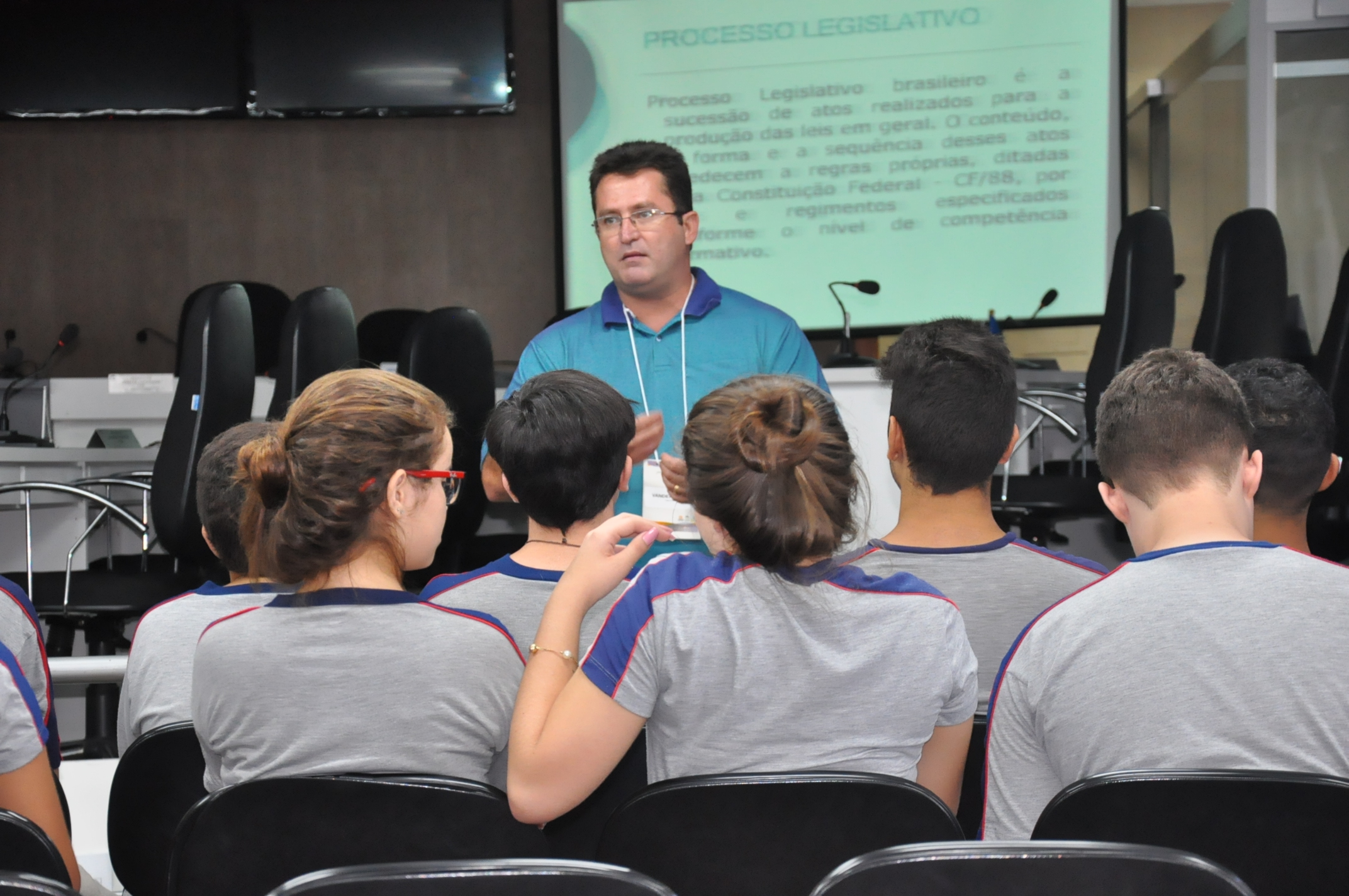 Plénario -4° Aula da oficina do Parlamento Jovem 21-03-2018