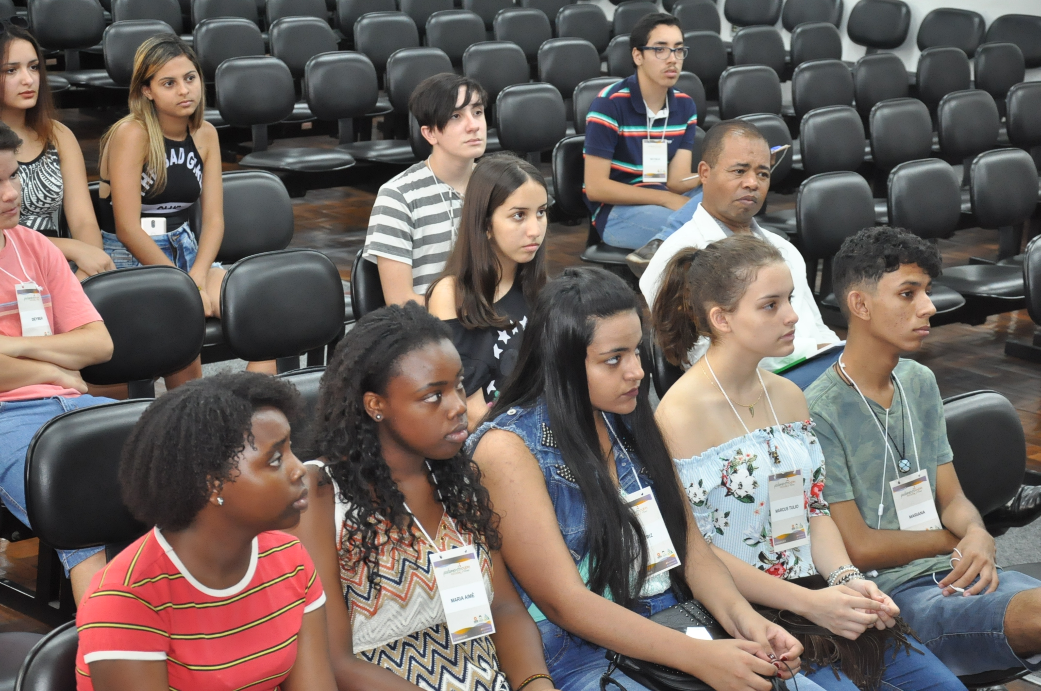 Plénario -5° Aula da oficina do Parlamento Jovem 23-03-2018