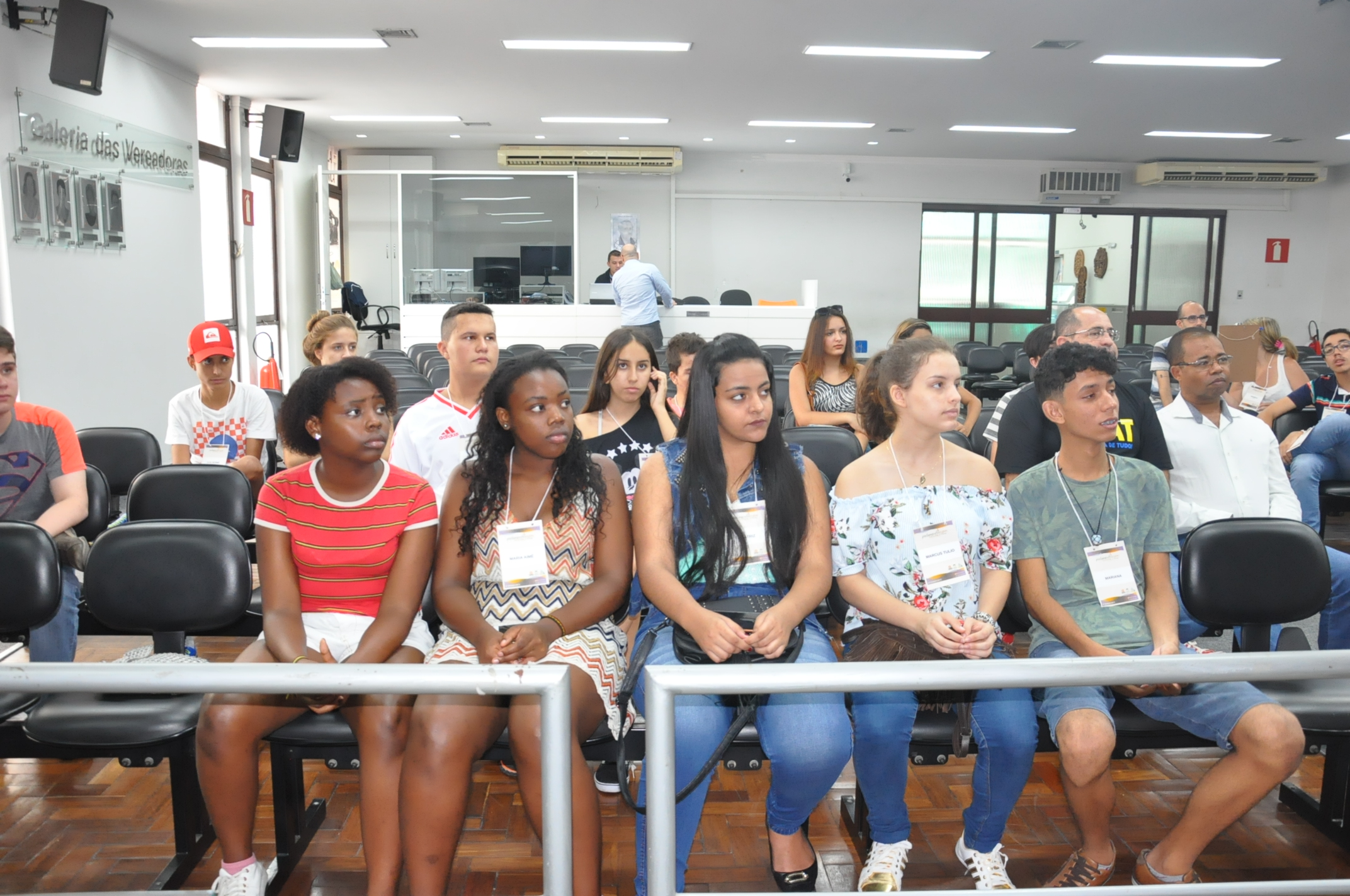 Plénario -5° Aula da oficina do Parlamento Jovem 23-03-2018