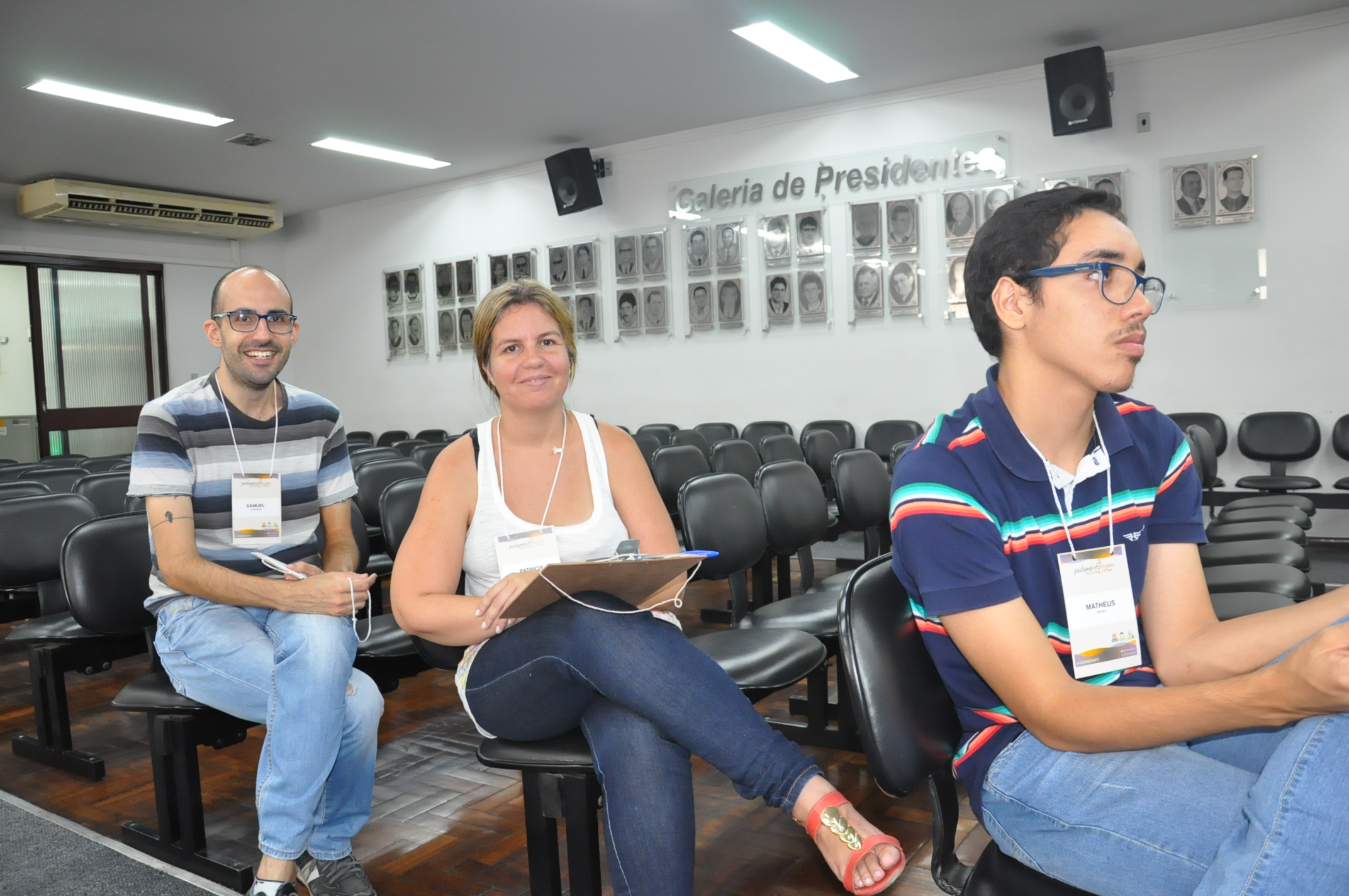 Plénario -5° Aula da oficina do Parlamento Jovem 23-03-2018