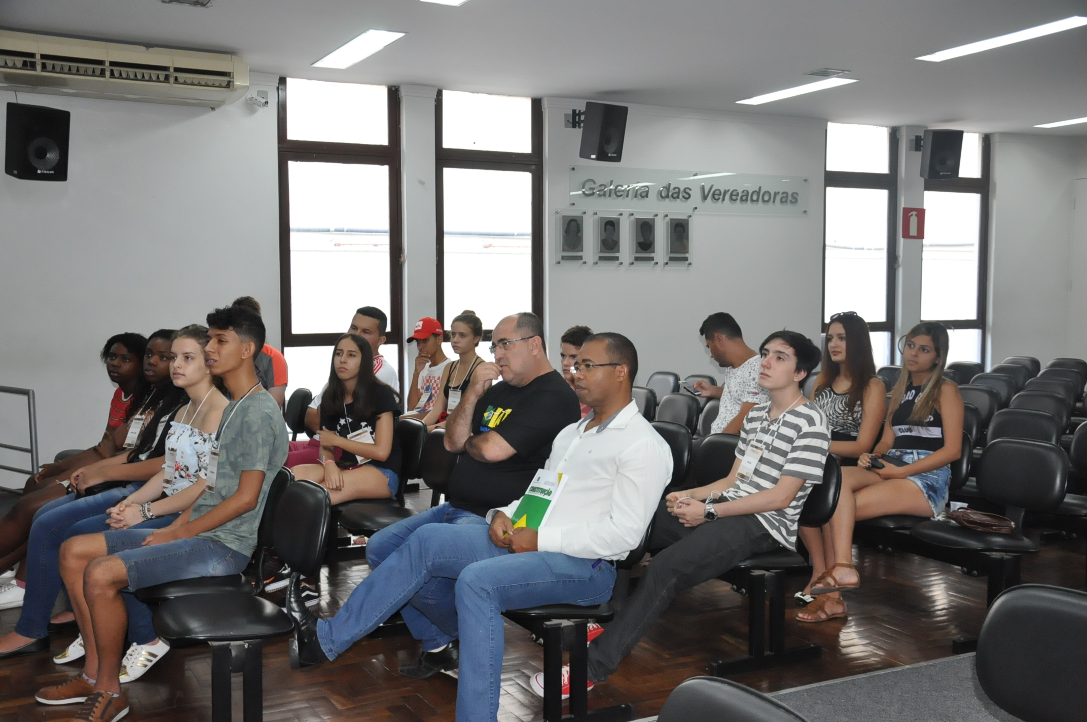 Plénario -5° Aula da oficina do Parlamento Jovem 23-03-2018