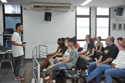 Plénario -5° Aula da oficina do Parlamento Jovem 23-03-2018