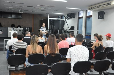 Plénario -5° Aula da oficina do Parlamento Jovem 23-03-2018