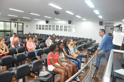Plénario -5° Aula da oficina do Parlamento Jovem 23-03-2018