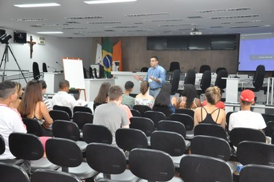 Plénario          -5° Aula da oficina do Parlamento Jovem 23-03-2018