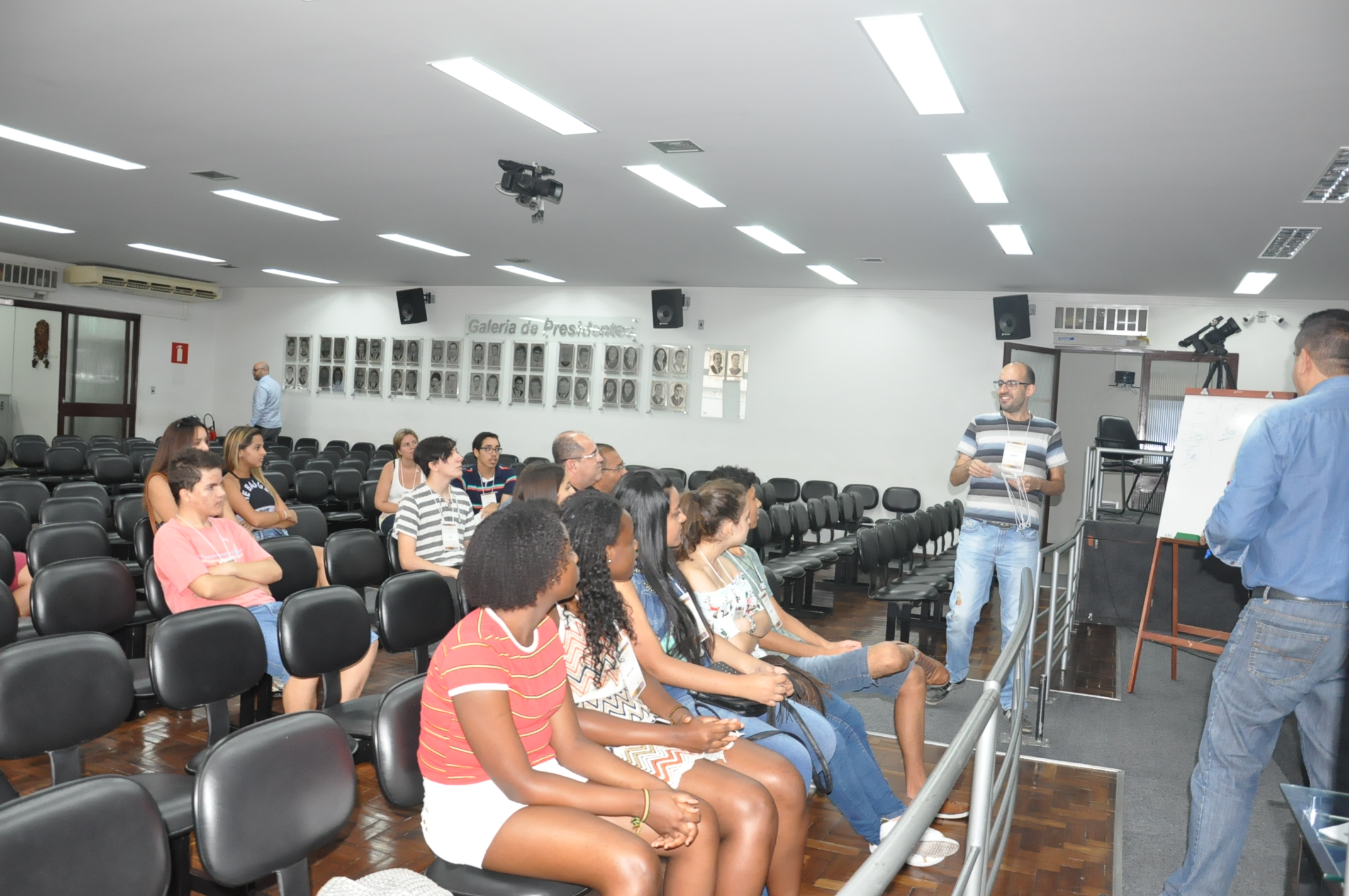 Plénario -5° Aula da oficina do Parlamento Jovem 23-03-2018