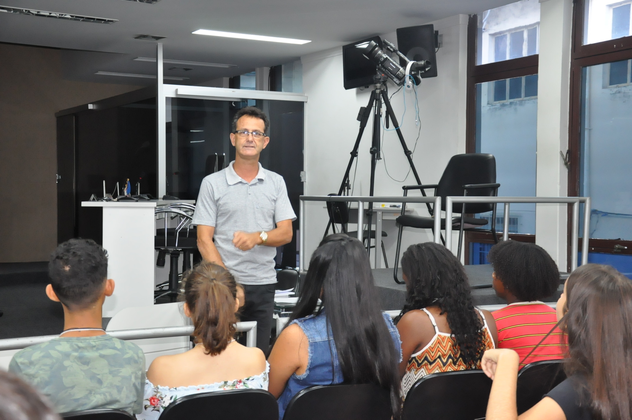 Plénario -5º Aula da oficina do Parlamento Jovem 23-03-2018