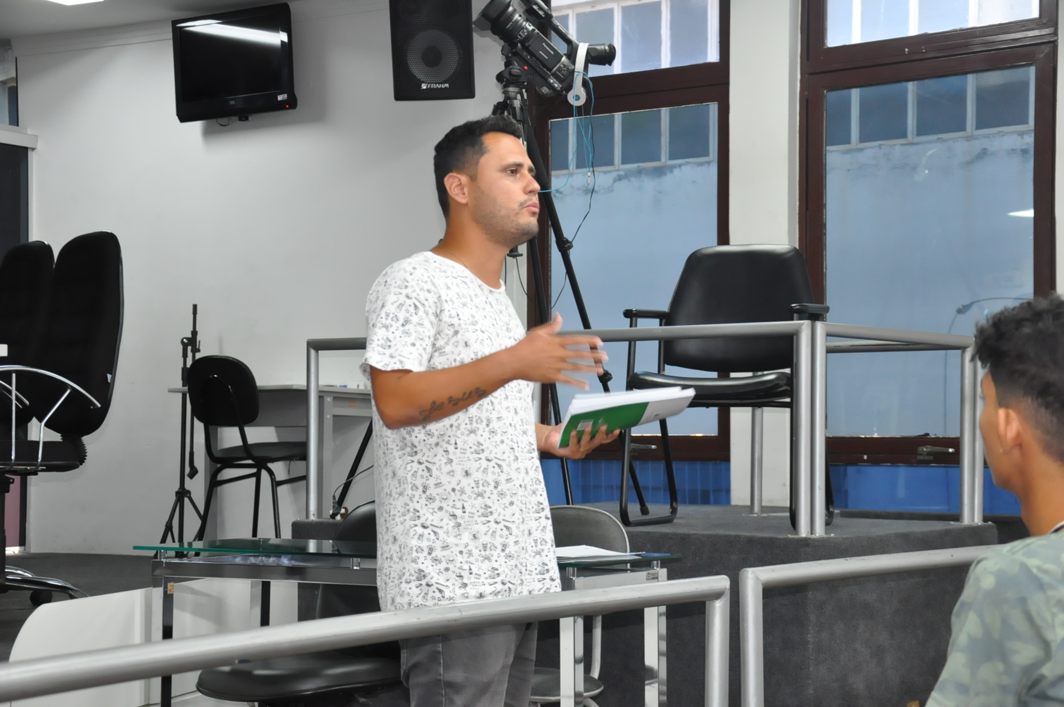 Ver. Cleitinho Azevedo -5° Aula da oficina do Parlamento Jovem 23-03-2018