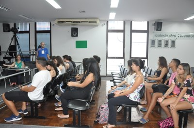 Plénario - 6° Aula da oficina do Parlamento Jovem 26-03-2018