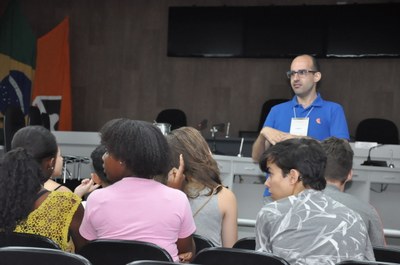 Plénario - 6° Aula da oficina do Parlamento Jovem 26-03-2018